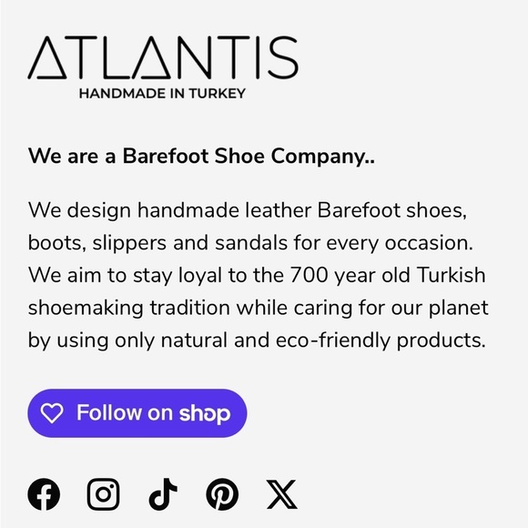 Atlantis Barefoot Shoes - Natural Leather Purple Suede Children’s Size C 24 NWOT - Picture 6 of 8